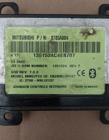 MITSUBISHI 8785A004 Блок управление Bluetooth в наличии Кривой Рог