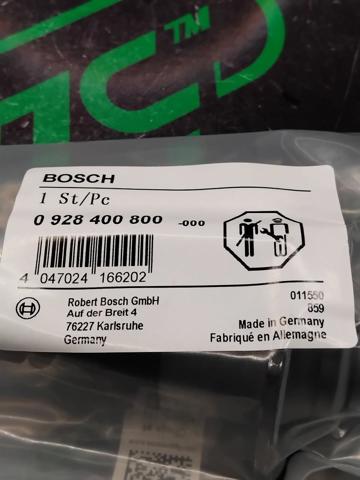 Редукционный клапан ТНВД 0928400800 BOSCH