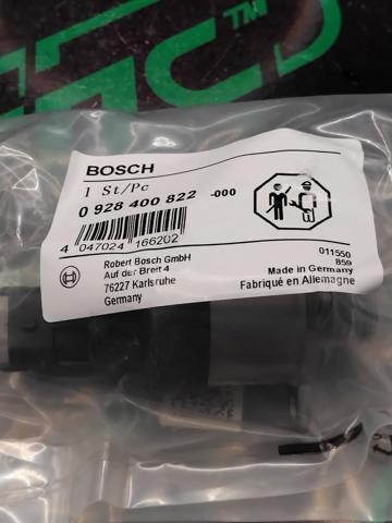 Редукционный клапан ТНВД 0928400822 BOSCH