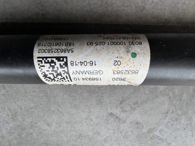 BMW 26208632583 Вал карданный к переднему мосту в наличии Ужгород