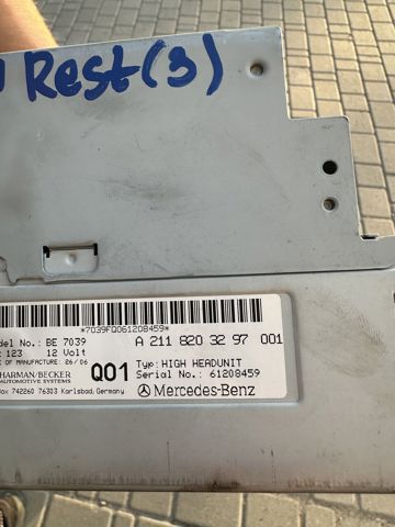 MERCEDES A2118203297 Магнитола (радио AM/FM) в наличии Полтава