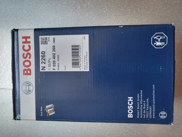 BOSCH F026402260 Топливный фильтр в наличии Чернигов