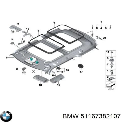 51167382107 BMW Солнцезащитный козырек купить в Львов