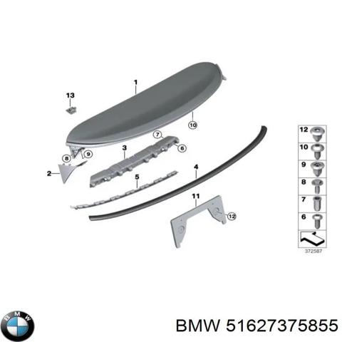 51627375855 BMW Спойлер багажника (двери 3/5-й задней) купить в Черновцы