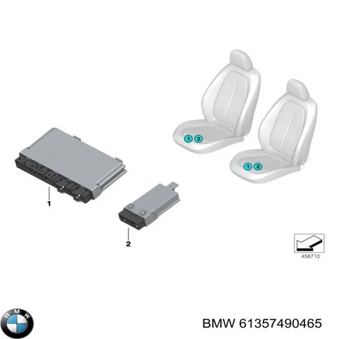Модуль управления (ЭБУ) переднего сидения 61357490465 BMW