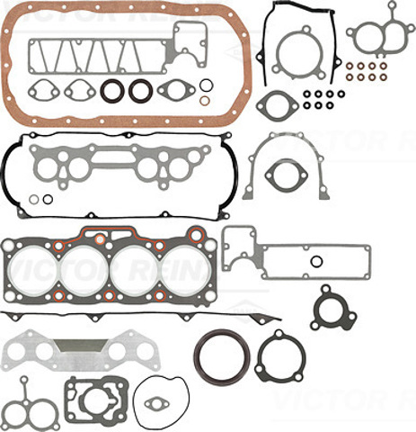 Комплект прокладок двигателя, полный Mazda 626 II
