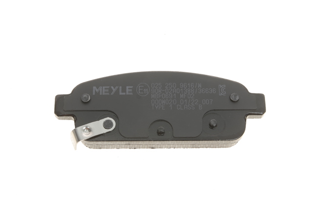 MEYLE 0252509616W Колодки тормозные задние дисковые в наличии Черновцы