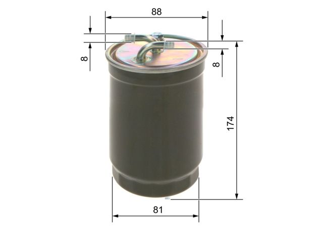 BOSCH 0450906172 Топливный фильтр в наличии Черновцы