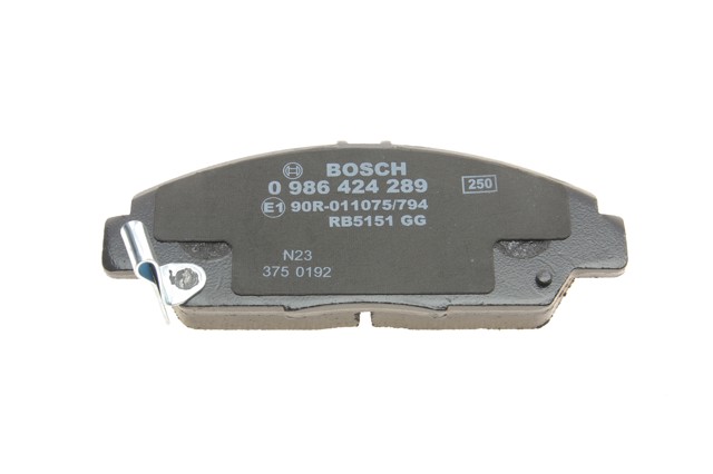 Тормозные колодки 0986424289 BOSCH