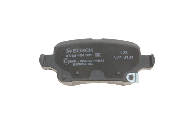 0986424839 BOSCH Задние тормозные колодки купить в Львов