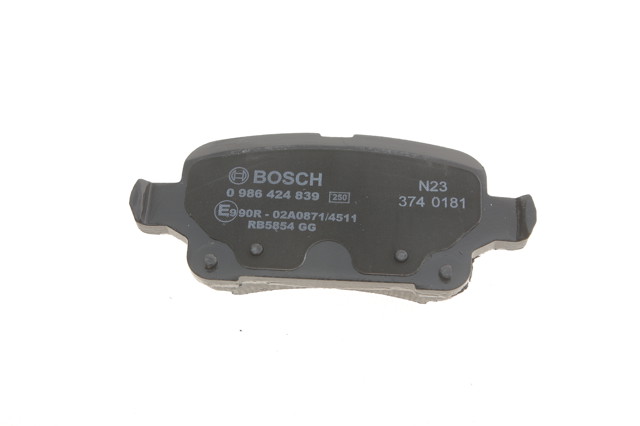 0986424839 Колодки тормозные задние дисковые купить Полтава