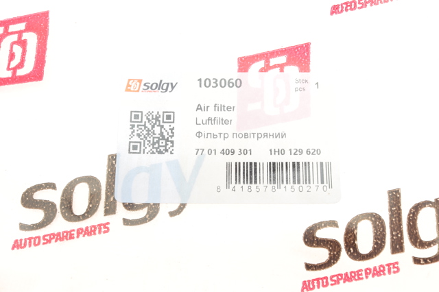 SOLGY 103060 Фильтр воздушный в наличии Кривой Рог