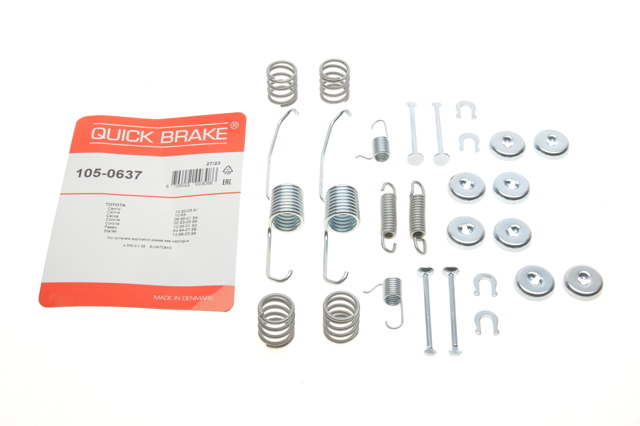 QUICK BRAKE 1050637 Монтажный комплект задних барабанных колодок в наличии Черкассы