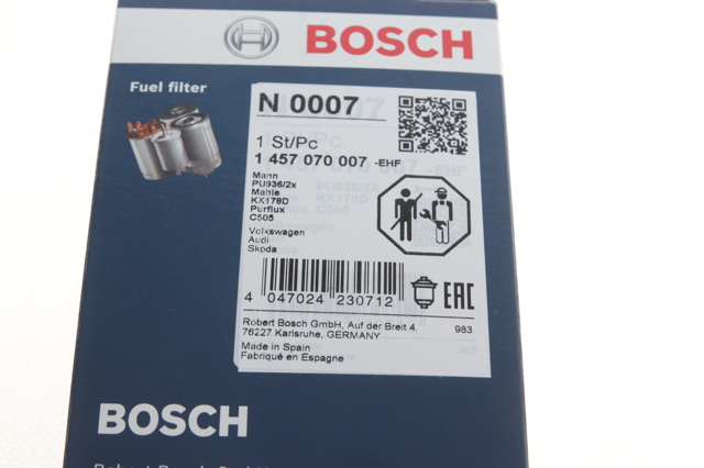 1457070007 BOSCH Фильтр топливный купить в Тернополь