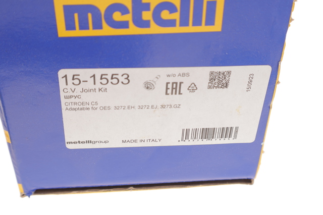 151553 METELLI ШРУС наружный передний купить в Ужгород