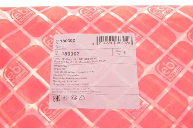 180302 FEBI Рычаг-поводок стеклоочистителя лобового стекла купить в Львов