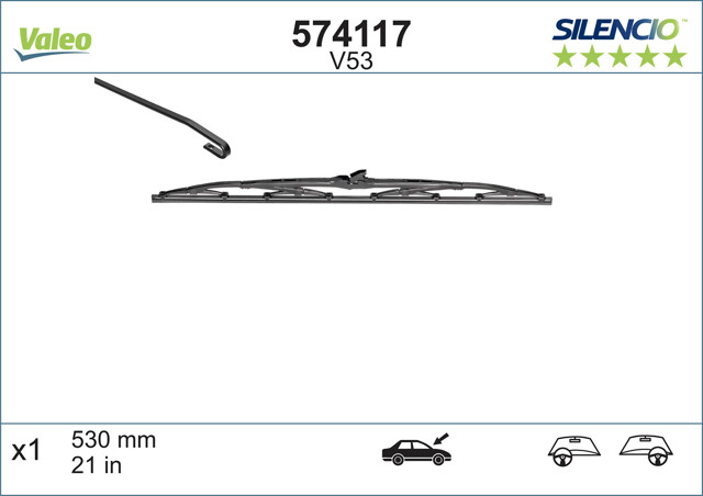Щетка заднего стеклоочистителя Nissan Sunny 3
