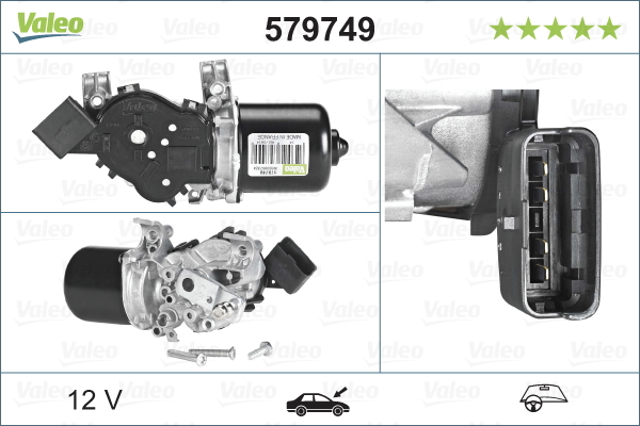 Мотор дворника 579749 VALEO