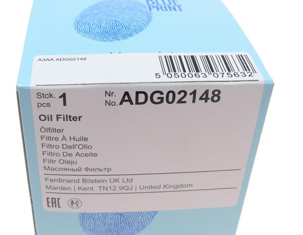 BLUE PRINT ADG02148 Фильтр масляный в наличии Житомир
