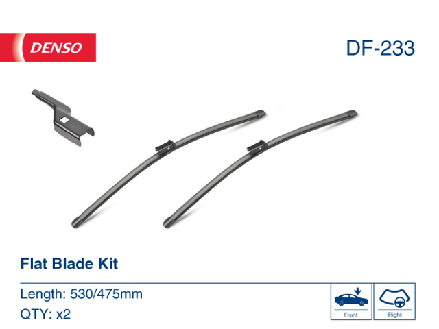DENSO DF233 Щетка-дворник лобового стекла, комплект из 2 шт. в наличии Киев