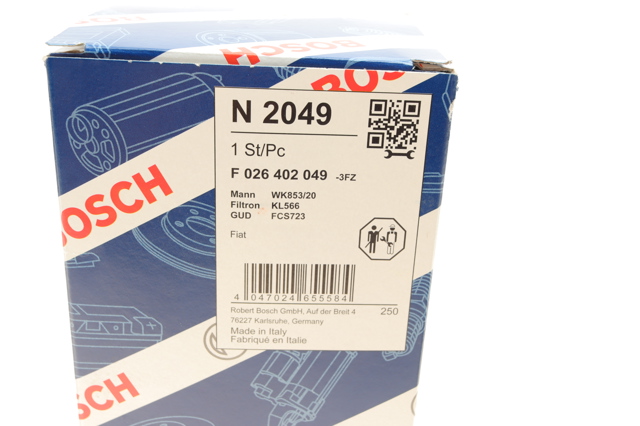 BOSCH F026402049 Фильтр топливный в наличии Хмельницкий