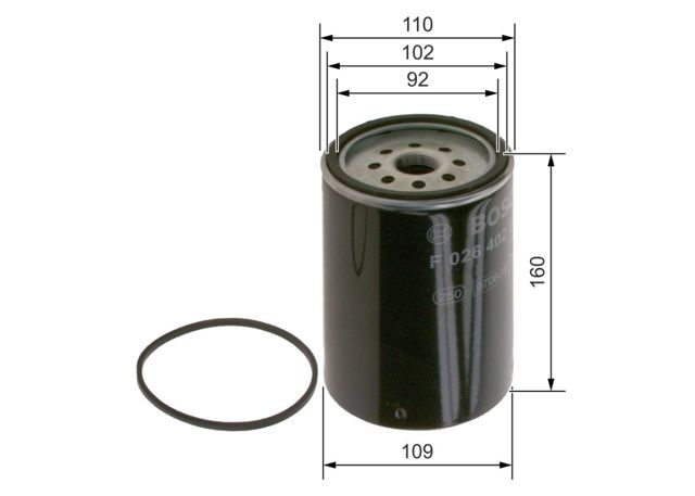 F026402269 BOSCH Фильтр топливный купить в Львов