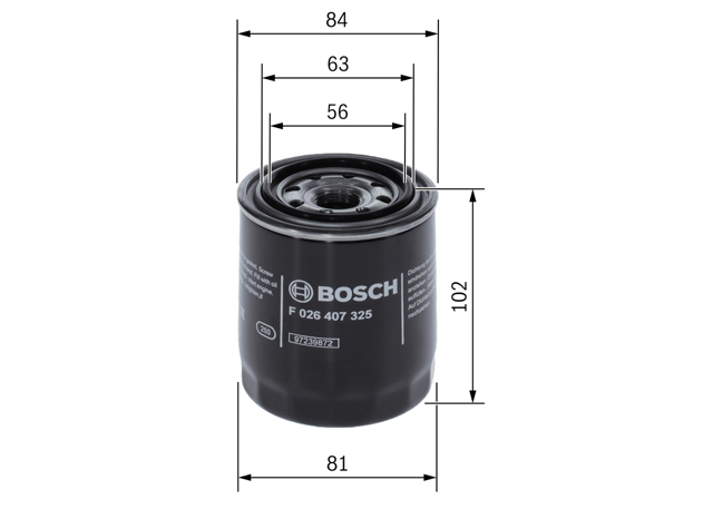 Фильтр масла F026407325 BOSCH
