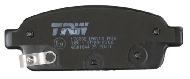 GDB1844 TRW Задние тормозные колодки купить в Житомир