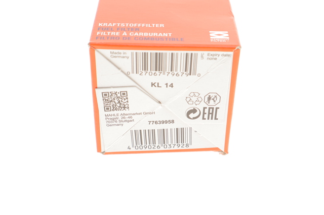 MAHLE KL14 Фильтр топливный в наличии Сумы