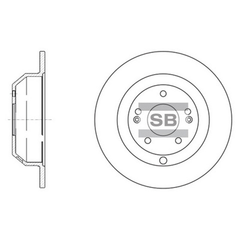 HI-Q SD1072 Тормозные диски в наличии Сумы