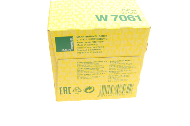 W7061 MANN Масляный фильтр купить в Чернигов