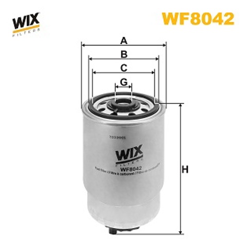 WF8042 Фильтр топливный купить Черновцы