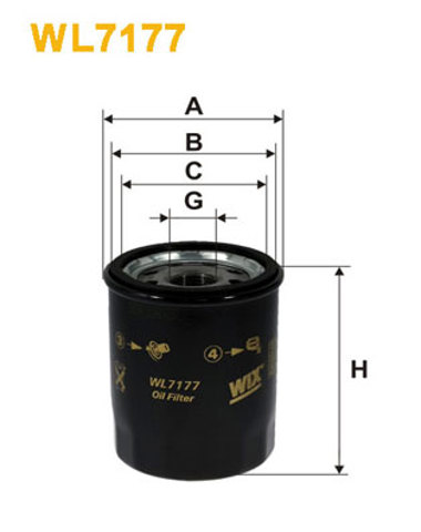 WIX WL7177 Фильтр масляный в наличии Черновцы