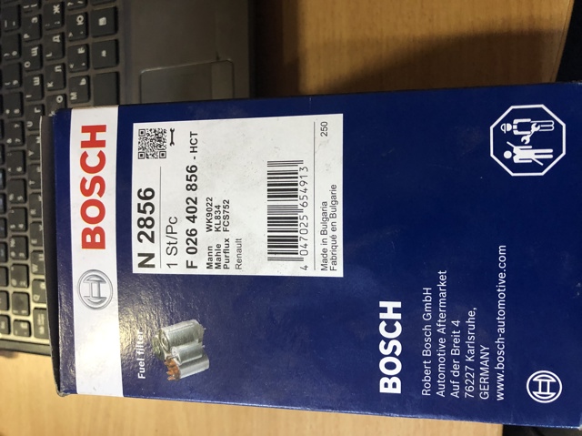 BOSCH F026402856 Топливный фильтр в наличии Хмельницкий