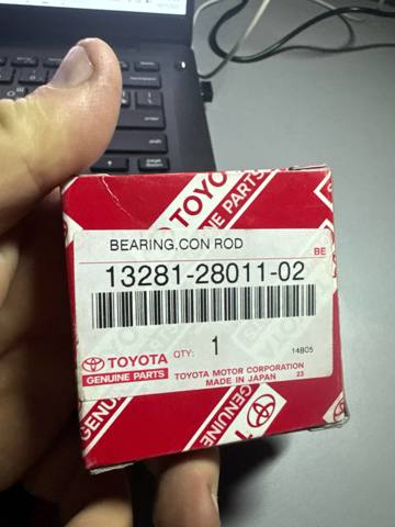 Вкладыши шатунные STD 132812801102 TOYOTA