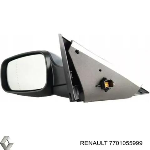 Корпус зеркала заднего вида, левого 7701055999 RENAULT