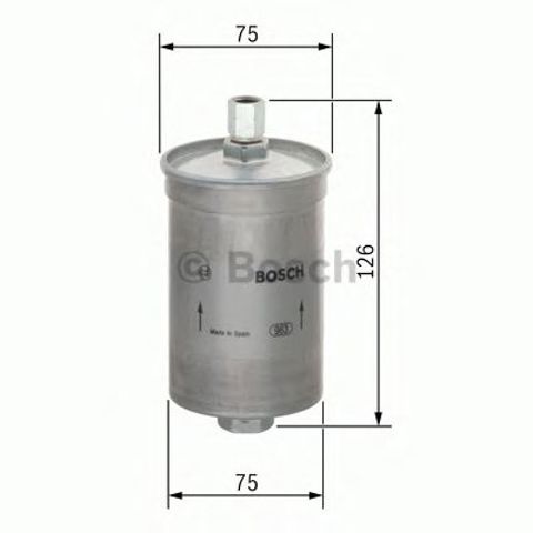 BOSCH 0450905906 Фильтр топливный в наличии Полтава