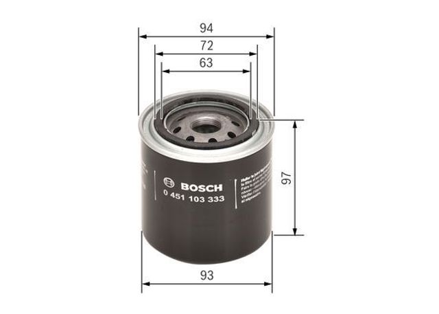BOSCH 0451103333 Фильтр масляный в наличии Харьков