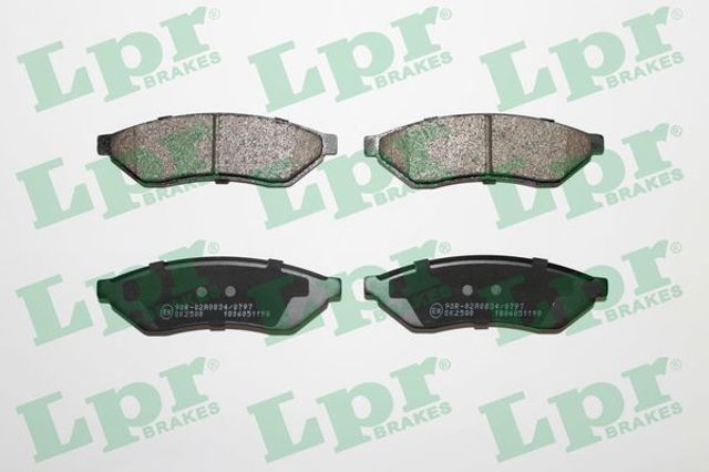 05P1198 LPR Колодки тормозные задние дисковые купить в Винница