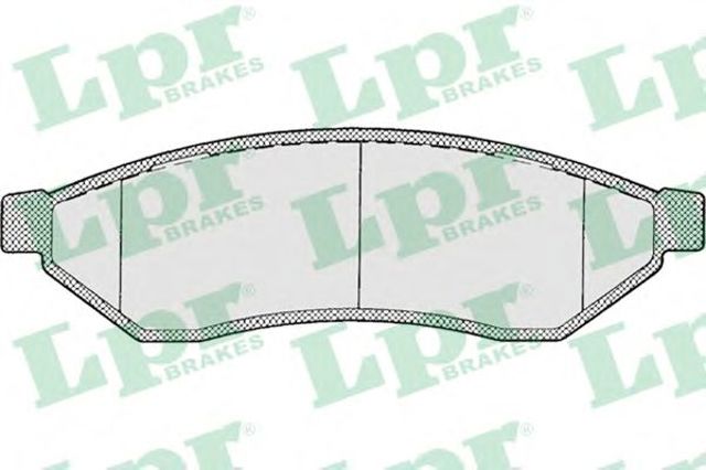 LPR 05P1198 Задние тормозные колодки в наличии Чернигов