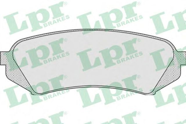 05P835 LPR Колодки тормозные задние дисковые купить в Киев