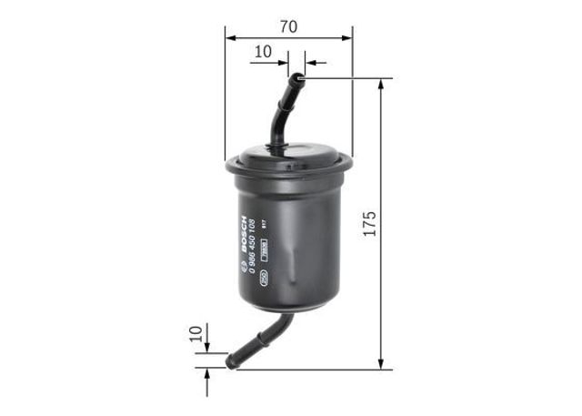 0986450108 BOSCH Фильтр топливный купить в Ужгород