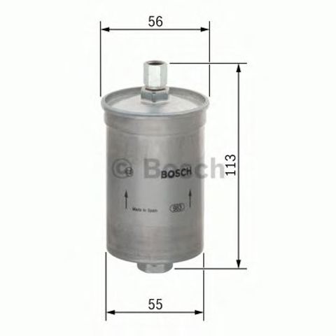 BOSCH 0986450124 Фильтр топливный в наличии Николаев