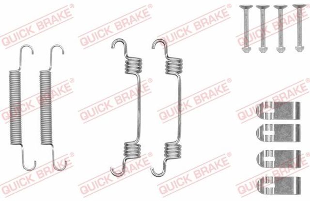 QUICK BRAKE 1050044 Монтажный комплект задних барабанных колодок в наличии Львов