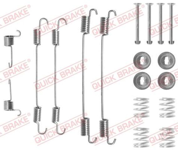 QUICK BRAKE 1050750 Монтажный комплект задних барабанных колодок в наличии Павлоград