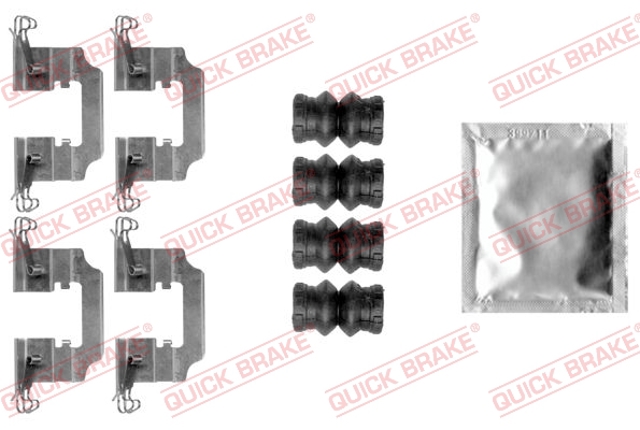 QUICK BRAKE 1090008 Ремкомплект задних тормозов в наличии Тернополь
