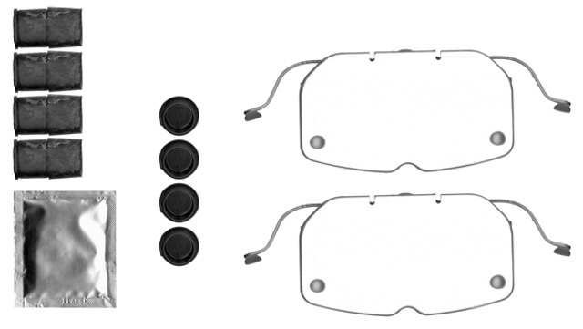 QUICK BRAKE 1091792 Комплект пружинок крепления дисковых колодок передних в наличии Ужгород
