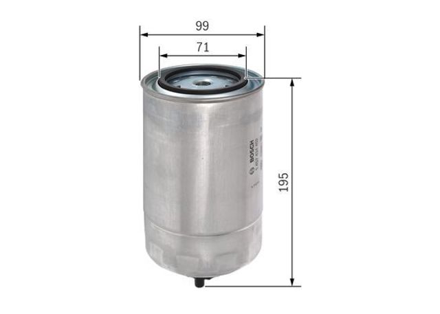 BOSCH 1457434402 Фильтр топливный в наличии Полтава
