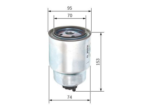 BOSCH 1457434451 Фильтр топливный в наличии Тернополь