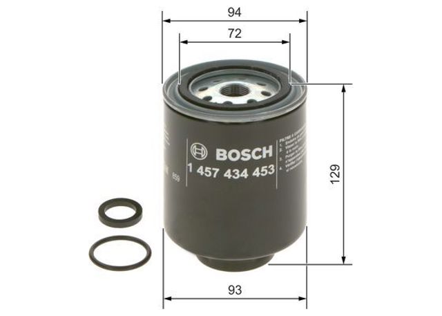 1457434453 BOSCH Фильтр топливный купить в Запорожье